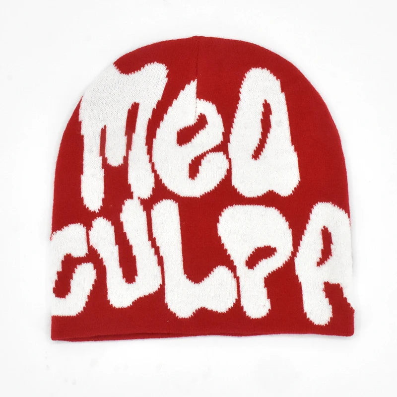 Bonnet “MEA PULPA” – Tricot Unisexe Style Streetwear