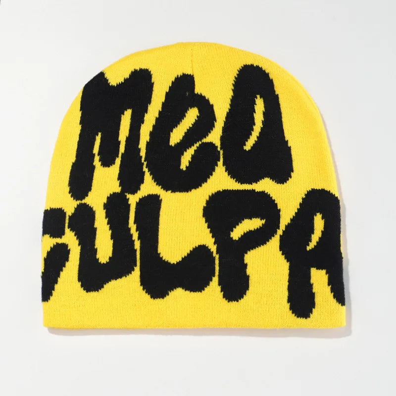 Bonnet “MEA PULPA” – Tricot Unisexe Style Streetwear