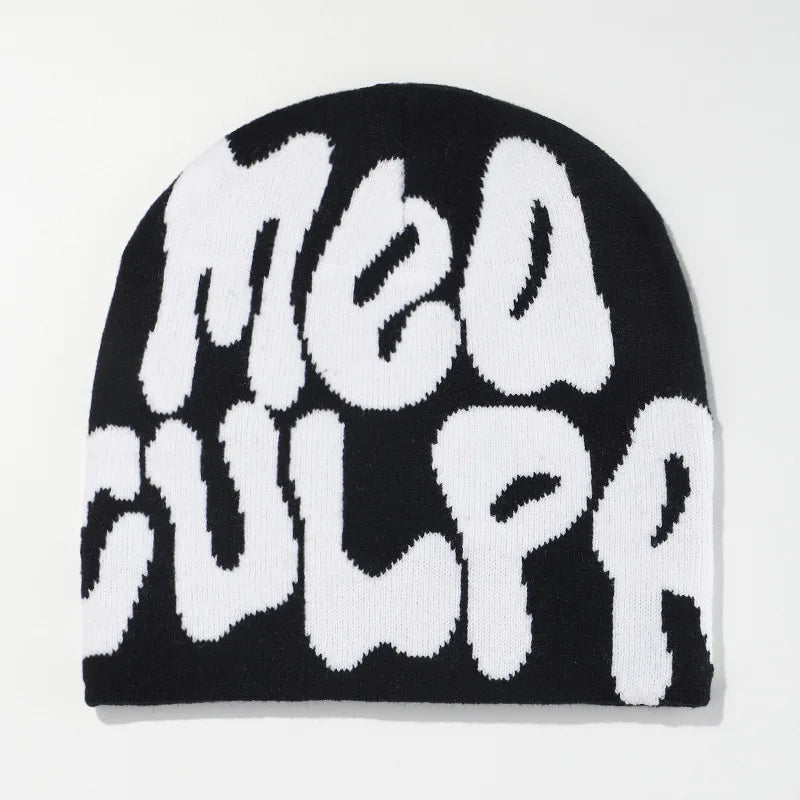 Bonnet “MEA PULPA” – Tricot Unisexe Style Streetwear