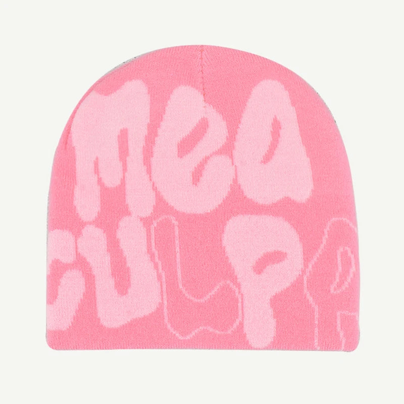Bonnet “MEA PULPA” – Tricot Unisexe Style Streetwear