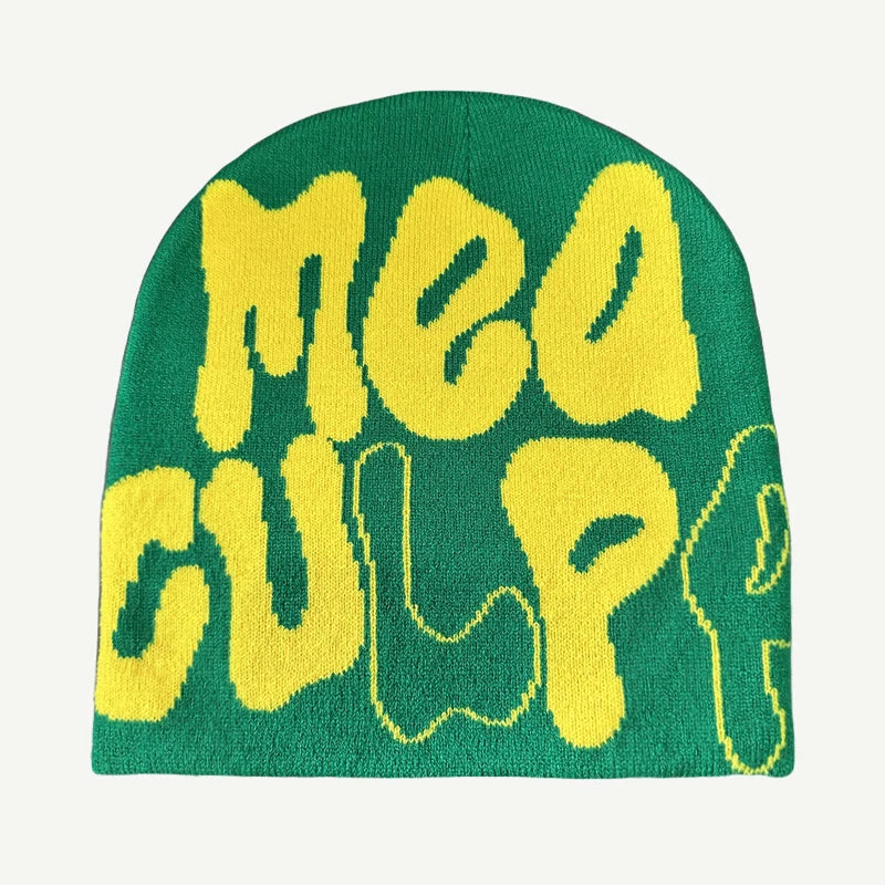 Bonnet “MEA PULPA” – Tricot Unisexe Style Streetwear