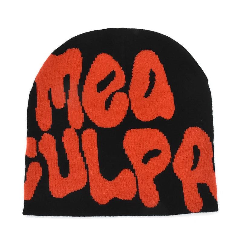 Bonnet “MEA PULPA” – Tricot Unisexe Style Streetwear