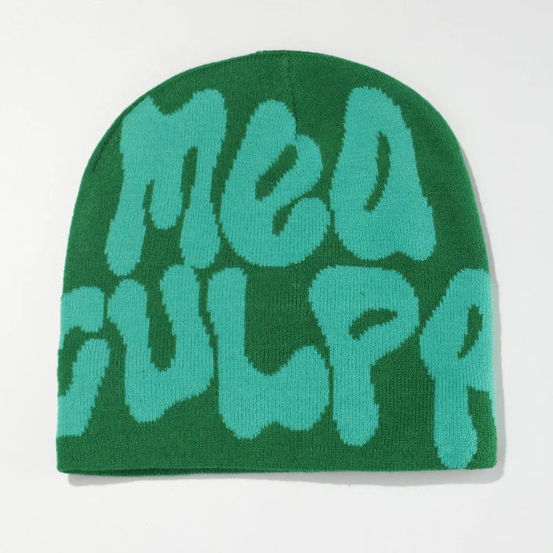 Bonnet “MEA PULPA” – Tricot Unisexe Style Streetwear