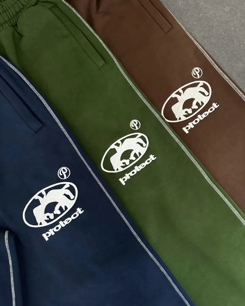 Pantalon Streetwear Ample BRODÉ – Style Y2K Unisexe